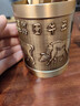 塔馳密司（TOUCH MISS）茶道六君子套裝功夫茶具配件大全茶夾茶針茶刀養(yǎng)壺筆茶臺泡茶工具 五牛圖-黃銅茶道六君子 曬單實拍圖