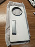 ESCASE適用vivoxfold3手機殼支架保護套防摔真牛皮商務(wù)皮套簡約翻蓋折疊下蓋支點殼月光白 曬單實拍圖