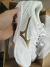 美津濃（MIZUNO）CYCLONE SPEED CN排球鞋綜合室內(nèi)外訓(xùn)練鞋男女款羽毛球鞋乒乓球鞋 白金 【顏值與實(shí)力并存】 現(xiàn)貨 40 =255mm 曬單實(shí)拍圖