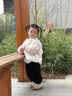 G.DUCKKIDS小黃鴨童裝女童外套春秋款嬰兒童衣服女孩秋裝風(fēng)衣女寶寶開(kāi)衫上衣 白色 90 建議1~2歲【 80-90cm】cm 曬單實(shí)拍圖