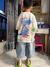 FIDQIOG品牌男童卡通恐龍T恤短袖牛仔褲兩件套2025新款夏季兒童衣服 單件恐龍無袖 【實體專柜 商場品 120 cm 【建議身高111-120cm】 曬單實拍圖