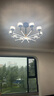 雷士（NVC）美式輕奢水晶玻璃麗影智能LED客廳吊燈餐廳吊燈臥室燈具套餐 10頭吊燈+臥室燈*2【兩室一廳】 曬單實(shí)拍圖