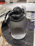 超大容量塑料水杯戶(hù)外運動(dòng)噸噸桶男學(xué)生健身水壺便攜吸管太空杯子 炫酷黑加厚【耐高溫】 1700ml 曬單實(shí)拍圖