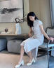 鉑吶苓瑪麗珍高跟鞋女2025年夏季仙女優(yōu)雅法式粗跟高跟鞋配裙子旗袍單鞋 瑪麗珍高跟鞋-杏色【37】 曬單實(shí)拍圖
