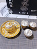 簡先生敦煌文創(chuàng)鎏銀功夫茶具套裝喬遷新居禮物送老師領導中秋伴手禮 【龍騰四海茶壺套組禮盒裝 】一 曬單實拍圖