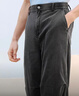 森馬（Semir）森柔牛仔|牛仔褲男復(fù)古寬松直筒褲子夏季長(zhǎng)褲潮流傘兵褲黑色 牛仔水洗黑98201 S 曬單實(shí)拍圖