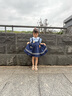 G.DUCKKIDS小黃鴨洛麗塔公主裙女童連衣裙夏季朱迪兔子警官衣服兒童生日禮服 連衣裙 110 尺碼4~5歲【100-110cm】 曬單實(shí)拍圖