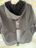 EMPORIO ARMANI/阿瑪尼官方旗艦EA7/新款男士復古運動風連帽跑步薄夾克夏季 P8004-深灰色 M  (推薦：135-150斤) 曬單實拍圖