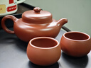 京東京造 宜興紫砂壺 手工茶壺【原礦朱泥】煮泡茶具 柿圓壺 248ml禮盒裝 曬單實拍圖