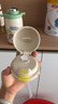 babycare小企鵝兒童保溫杯嬰幼兒寶寶保溫奶瓶水壺學(xué)飲直飲吸管杯兒童水杯 贈直通吸嘴- 背帶款淺嗬綠450ml 曬單實(shí)拍圖
