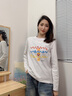 MJ STYLE純棉長(zhǎng)袖t恤女2025秋季新款時(shí)尚百搭親膚透氣圓領(lǐng)打底衫內(nèi)搭上衣 曬單實(shí)拍圖