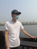 Shiftend帽子男士新款夏季薄防曬遮陽戶外中年前進(jìn)鴨舌帽太陽速干貝雷帽 深灰 曬單實(shí)拍圖