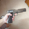 八代AQK1911成人玩具槍鋁合金bb全金屬手槍黃河牌發(fā)射器科教模型 8.0AQK1911（鎢鋼色）六件套 曬單實拍圖
