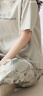 棉基因女士睡衣女夏季純棉薄款短袖長褲圓領(lǐng)套頭舒適可外穿家居服套裝 曬單實(shí)拍圖