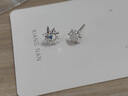 巷南999純銀小太陽(yáng)耳釘小眾設計2025新款耳環(huán)女生禮物高級不對稱(chēng)耳飾 999銀小太陽(yáng)耳釘（一對） 曬單實(shí)拍圖