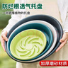 芷郁綠植盆栽托盤(pán)墊接水圓形防爛根樹(shù)脂花盆底座托盤(pán) 特厚270型3個(gè) 曬單實(shí)拍圖