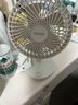 華凌美的【小風扇】電風扇風寶usb充電扇家用吊扇小型米白壁掛便攜戶外露營節(jié)能桌面電扇WH-FTD12S1 曬單實拍圖