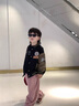 G.DUCKKIDS兒童裝男童秋裝棒球服外套2025春秋冬款新款秋季男孩大童夾棉加厚 黑色 春秋款 120 cm 曬單實拍圖