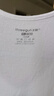 三槍（THREEGUN）T恤男士打底衫新疆純棉彈力輕薄V領(lǐng)內(nèi)穿螺紋針織全棉男士短袖 【2件裝-純棉】白色+黑色 3XL (185) 【推薦175-210斤】 曬單實(shí)拍圖