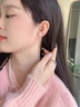 Lnieer醫用鈦鋼耳釘女爆閃華子耳骨釘養耳洞睡覺(jué)免摘2025新款耳環(huán)耳蝸釘 【一對】閃耀白耳釘【醫用鈦鋼】 曬單實(shí)拍圖
