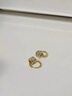 大福品牌清倉18K金耳環(huán)鑲鉆小蠻腰精致高級感輕奢耳釘女配飾專柜耳飾 小蠻腰 曬單實拍圖