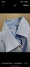 帕托瓦襯衫男長(cháng)袖純色商務(wù)職業(yè)正裝白襯衫工裝男裝襯衣男CS108 藍色 5XL 曬單實(shí)拍圖