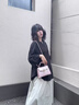 CITICITY奢侈品牌包包女包小方包2025新款單肩手提包時(shí)尚百搭斜挎凱莉包 粉色(禮盒包裝) 曬單實(shí)拍圖