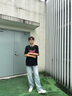 馬克華菲美式高街破洞牛仔褲男士2025夏季薄款冰絲直筒褲寬松闊腿褲子男褲 曬單實拍圖
