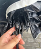 天瑋傘業(yè)遮陽傘防曬晴雨傘防紫外線太陽傘黑膠小巧便捷膠囊傘五折米色 曬單實拍圖