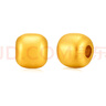第一福黃金足金999古法蘋(píng)果珠桶珠手串項(xiàng)鏈diy散珠配件（孔道1.5mm） 6mm約0.9g（預(yù)售多退少補(bǔ)） 曬單實(shí)拍圖