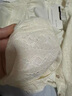 百圖betu女裝2025夏季新款襯衫領(lǐng)口荷葉邊小花朵蕾絲開(kāi)襟短袖2506T26 米白 S 曬單實(shí)拍圖