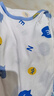 南極人（Nanjiren）兒童睡衣春秋季薄款男童莫代爾7分袖家居服套裝 藍(lán)色字母熊 170 曬單實(shí)拍圖