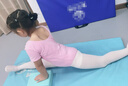 艾舞戈舞蹈服兒童女夏季短袖練功連體衣女童考級專用芭蕾舞演出服 160碼 曬單實拍圖