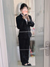 訫噯逸衫黑色小西裝外套女正裝職業(yè)裝工作服大學(xué)生面試工裝西服套裝 黑色西裝+褲子+白襯衫 XL（建議體重112-120斤） 曬單實(shí)拍圖
