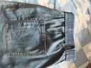 班尼路（Baleno） S&K系列2026新款牛仔褲秋季萊賽爾天絲寬松直筒闊腿休閑長(cháng)褲 復古藍 38 碼 【建議185-200斤】 曬單實(shí)拍圖