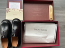 THOM WILLS厚底德比鞋男大頭cleanfit休閑圓頭商務(wù)正裝增高皮鞋男 黑色小牛皮D1821 41 /7.5碼 曬單實(shí)拍圖