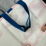 babycare天絲苧麻車席透氣寶寶專用手推車坐墊通用席子云朵小熊38×70CM 曬單實(shí)拍圖