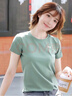 安德瑪（Under Armour）官網(wǎng)女裝上衣 2025夏季新款運動服健身訓練快干透氣圓領(lǐng)半袖T恤衫 快干透氣/建議拍大一碼 /石灰綠 L (170/88A) 曬單實拍圖