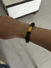 晶菲爾楊冪同款黑曜石手串女烏金黑耀石輕奢小眾轉(zhuǎn)運(yùn)珠S925銀手鏈禮物 10mm珠徑【黑曜石/銀六字真言】 曬單實(shí)拍圖