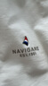 Navigare意大利小帆船男夏季圓領(lǐng)短袖T恤純色簡約打底衫1325505531 白  L  曬單實拍圖