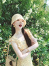微光里黃色小飛袖碎花連衣裙子女夏季2025新款茶歇法式海邊度假吊帶長(zhǎng)裙 法式碎花荷葉邊長(zhǎng)裙【黃色 L】 曬單實(shí)拍圖