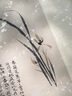 萱木堂石濤花卉復(fù)古風(fēng)客廳裝飾畫玄關(guān)茶室書房新中式餐廳高檔實(shí)木掛畫 石濤《蘭花》 寬40cm*高50cm 北美黑胡桃（高檔實(shí)木榫卯圓角框） 曬單實(shí)拍圖