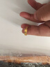 曼舒愛黃金戒指足金999光面金戒指活口黃金對戒黃金戒指男士金戒指實(shí)心 金重約7.59g（面寬約7mm） 曬單實(shí)拍圖