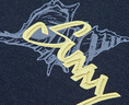 森馬（Semir）短袖T恤男海灘度假衣服撞色手繪印花2025夏上衣寬松109325100121 曬單實(shí)拍圖