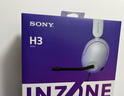 索尼（SONY）INZONE H3 電競游戲耳機 虛擬7.1聲道 有線頭戴式 高清麥克風(fēng) ps5適用 禮物 曬單實拍圖
