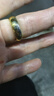 QUAMER老鳳凰金店款結(jié)婚假黃金色光面戒指男女款轉(zhuǎn)運素圈戒指情侶款一對 今日爆款：5.6克開口戒指[還剩3套 9999-光面戒指 曬單實拍圖