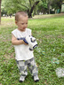babylove寶寶防蚊褲夏季薄款外出褲子幼童透氣休閑長褲清涼束腳褲百搭 曬單實(shí)拍圖