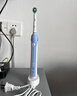 歐樂(lè)B（Oral-B）電動(dòng)牙刷成人P4000深度清潔牙齦按摩3D聲波旋轉(zhuǎn)擺動(dòng)P系列圓頭送男友送女友情侶送禮七夕節(jié)禮物 P4000 魅力藍(lán)（2刷頭+4大模式） 曬單實(shí)拍圖