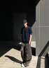 TOMMY JEANS【潮流鑲邊】25夏季男裝純棉珠地網(wǎng)眼商務(wù)翻領(lǐng)短袖T恤POLO20745 藏青色C1G XL 曬單實(shí)拍圖