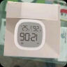 漢時(shí)（Hense）廚房磁吸時(shí)鐘冰箱帖溫度濕度電子表客廳數(shù)字鐘表桌面臺(tái)鐘掛墻掛鐘免打孔學(xué)生床頭鬧鐘 HA302B款白 曬單實(shí)拍圖